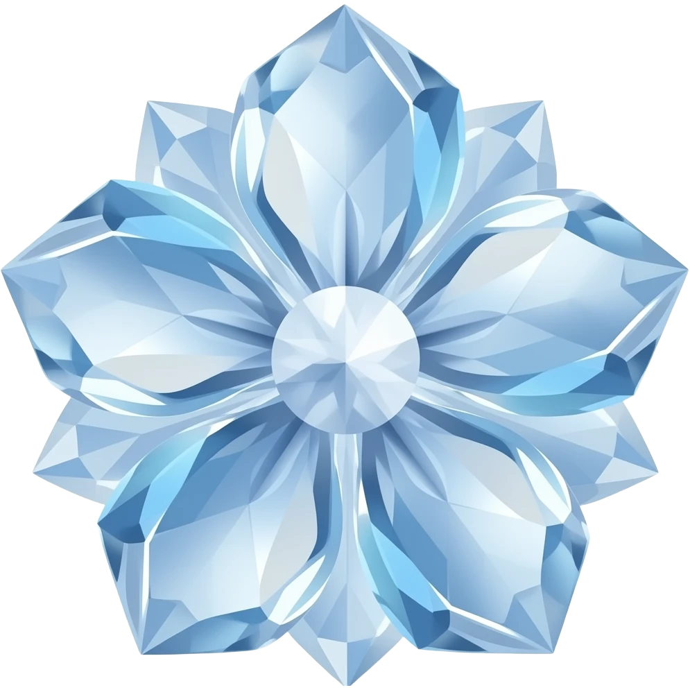 crystal flower emoji
