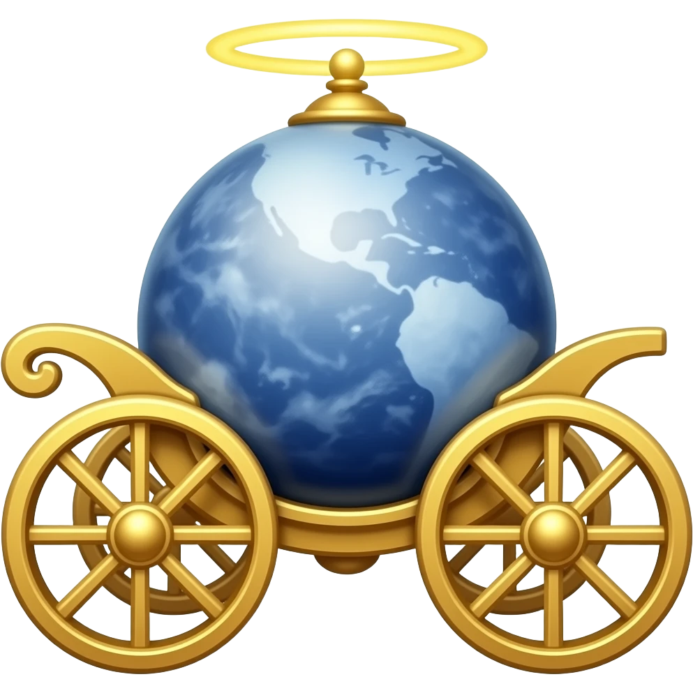 divine Chariot emoji facing right side emoji