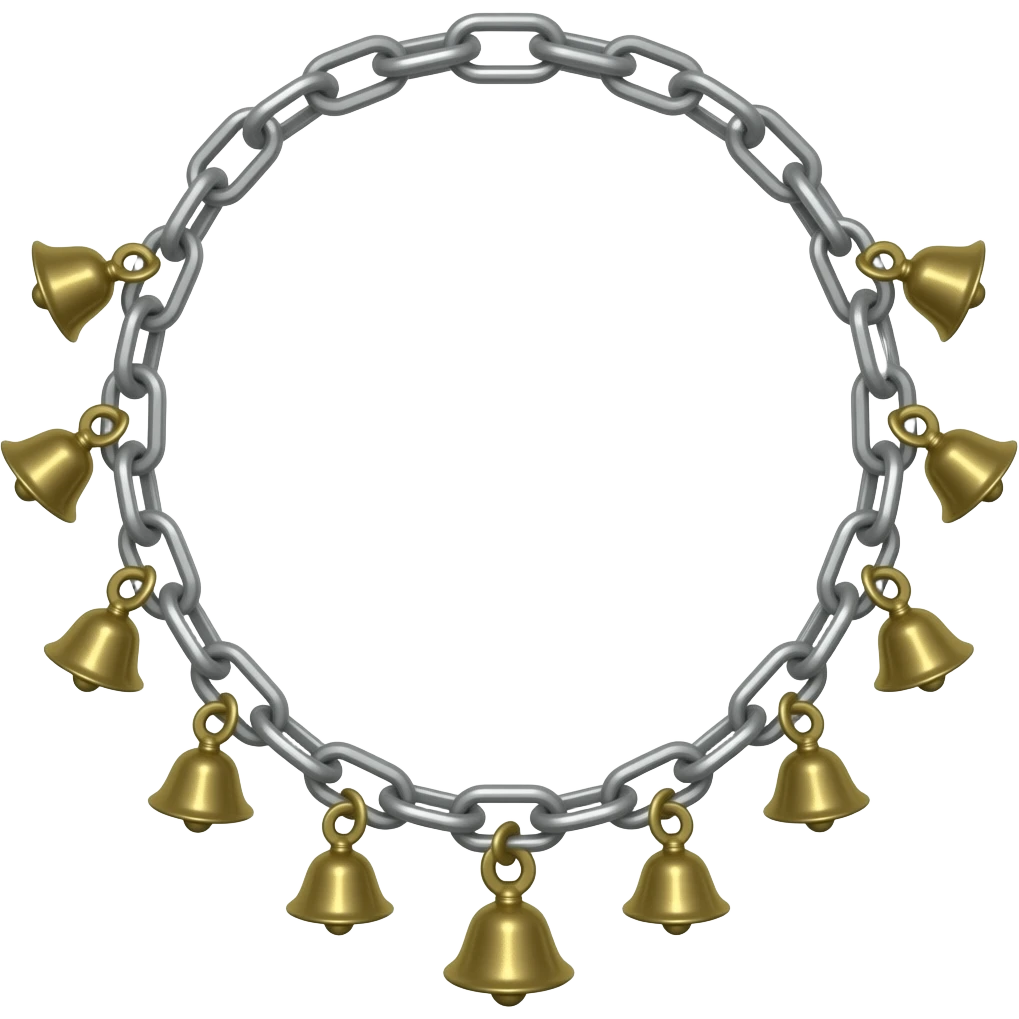 The ghungroos of leg bharatnatyam only payal only ghungroo chain emoji