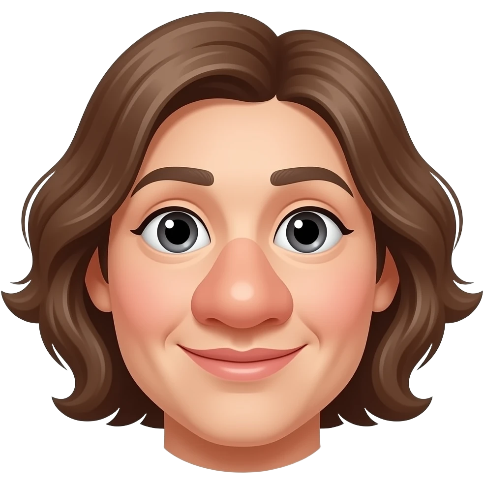 nariz grande mentirosa emoji