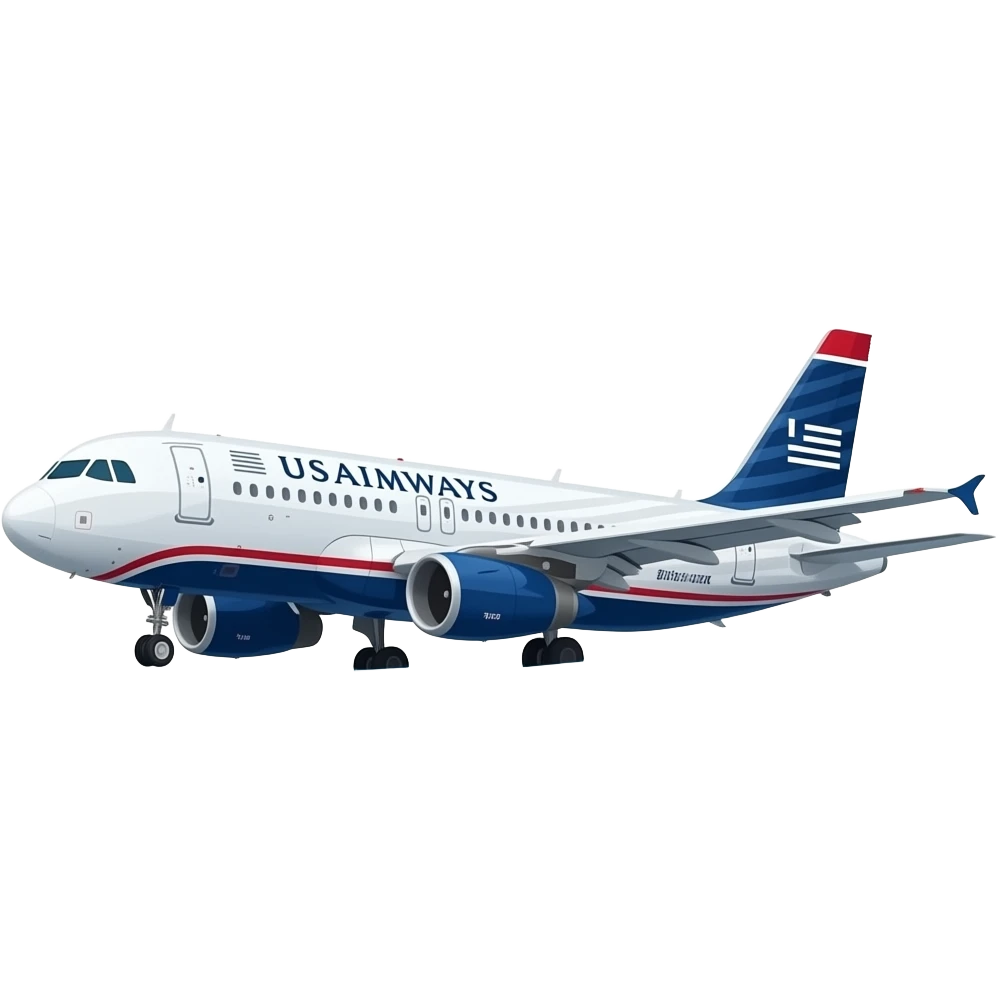 Us airways a320 on water emoji