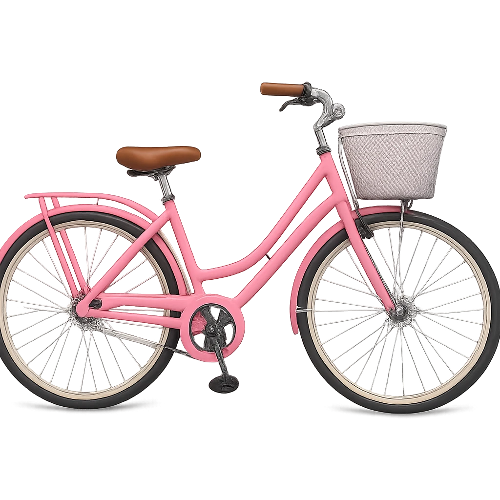 pink bicycle emoji