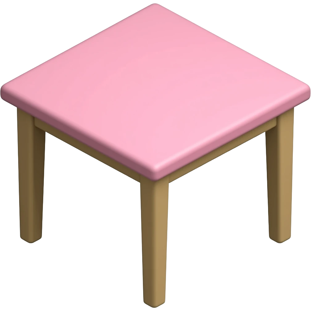 pink table emoji