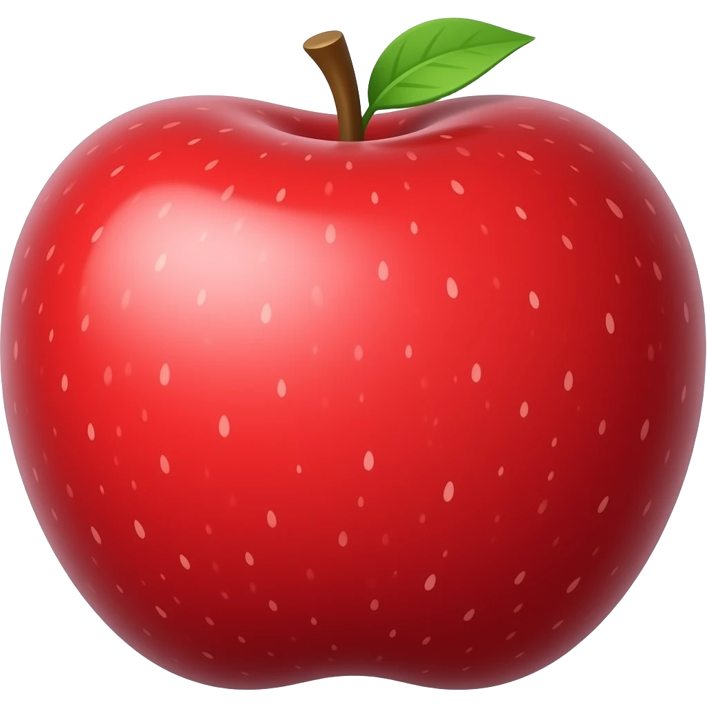 red apple emoji
