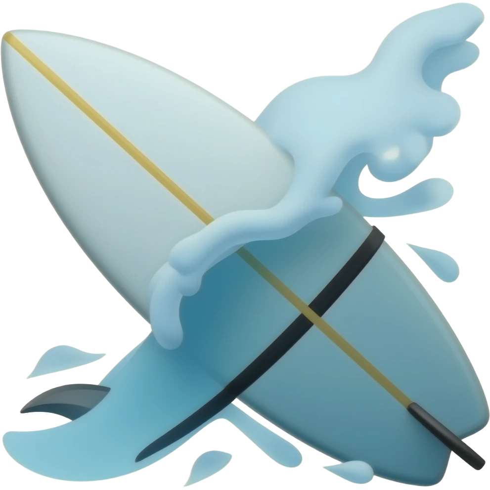 prancha de surf emoji