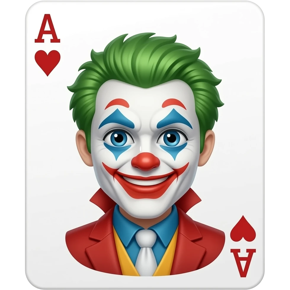 Joker card no playing card emoji