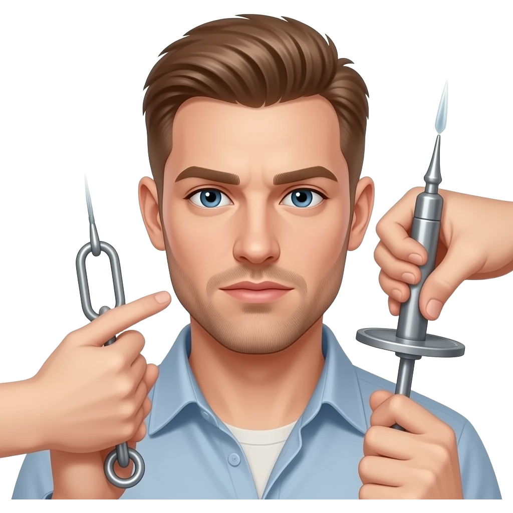 sub man is ready for get pegging by a femdom emoji