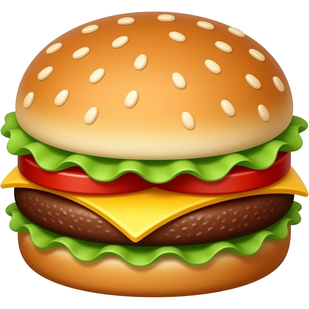 McDonald's burger emoji