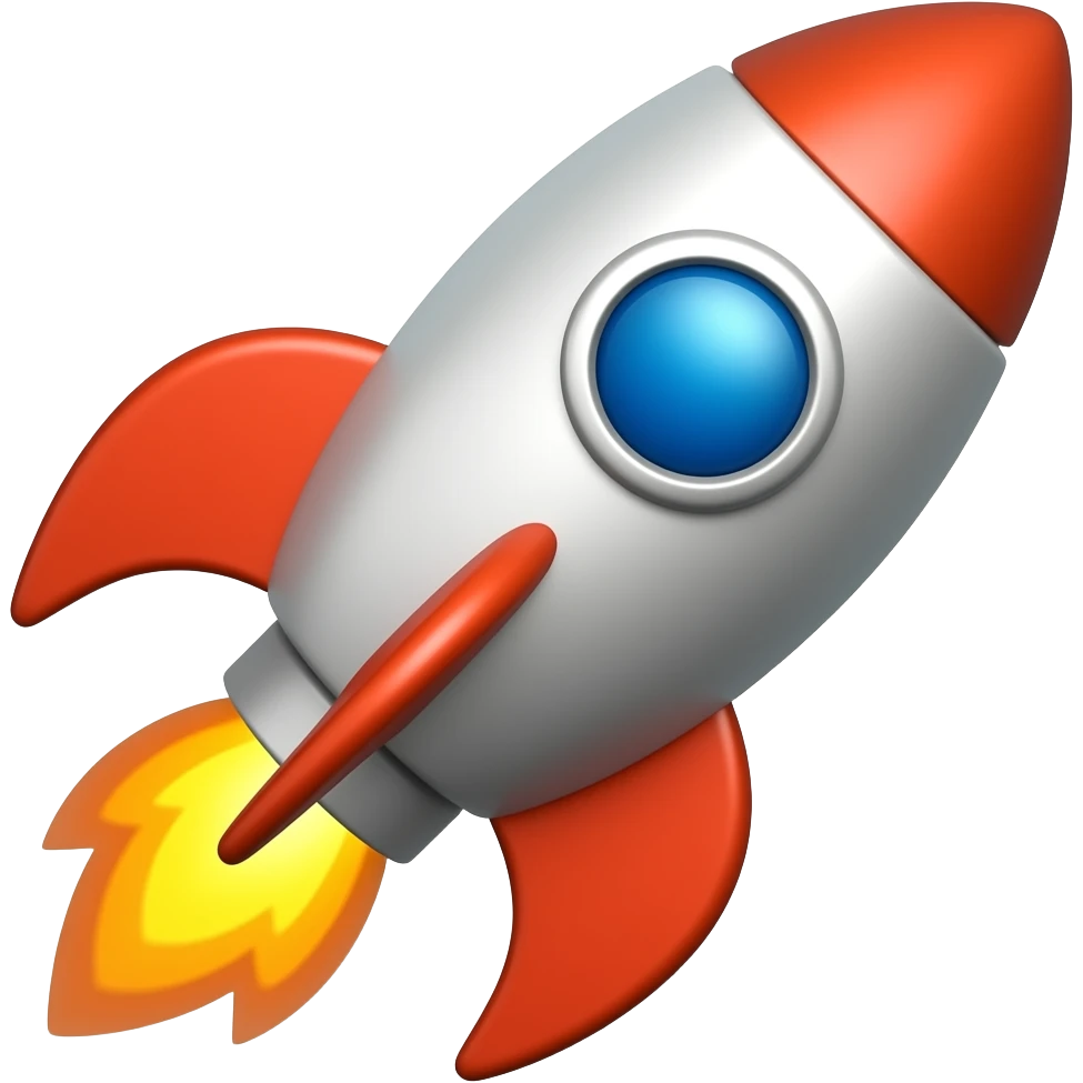 Rocket emoji