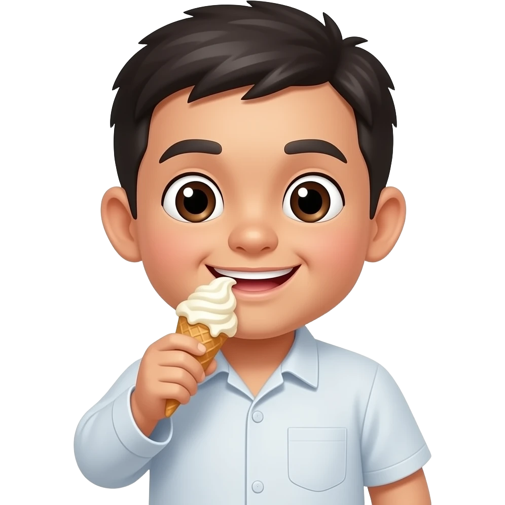 tungtung tung sahur eating icecream funny emoji