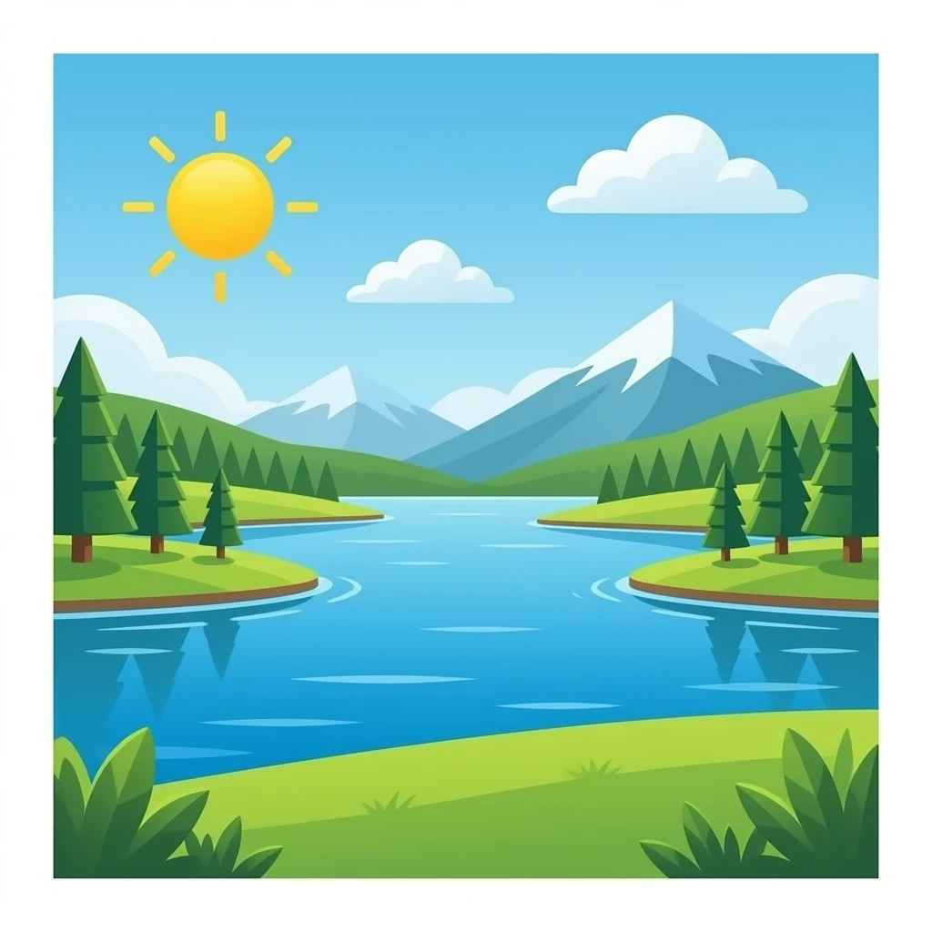 озеро emoji