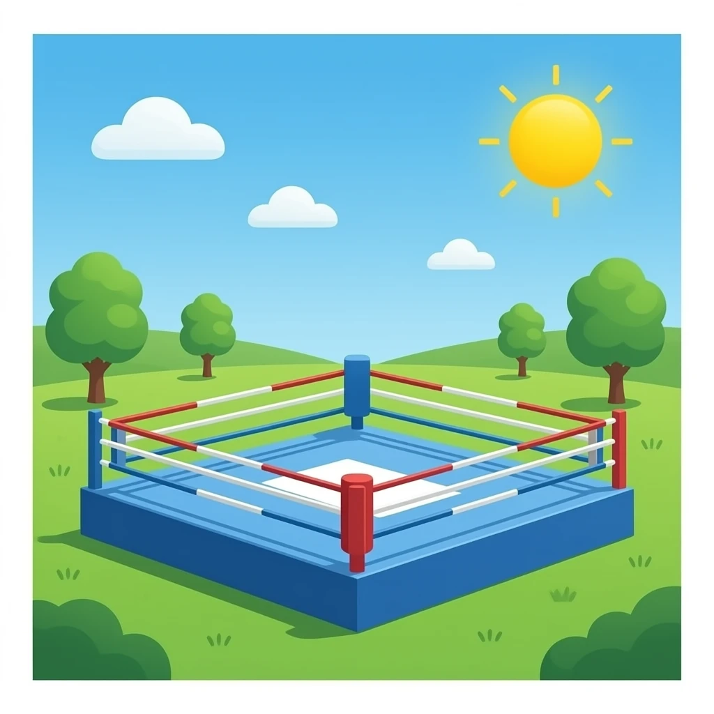 boxing ring emoji