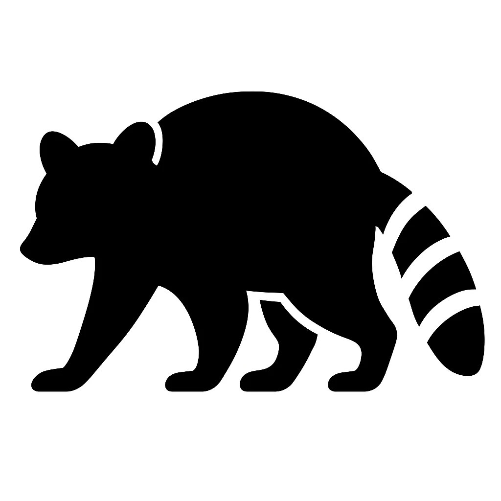 Raccoon emoji