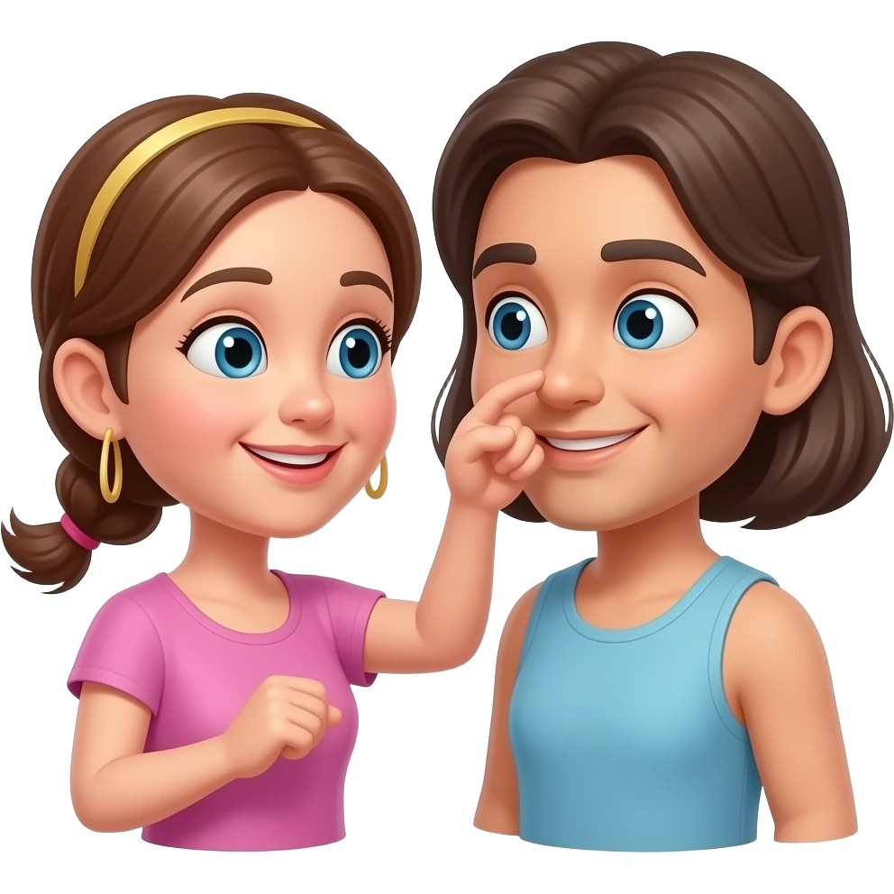 Burnunu aldım şakası gibi emoji