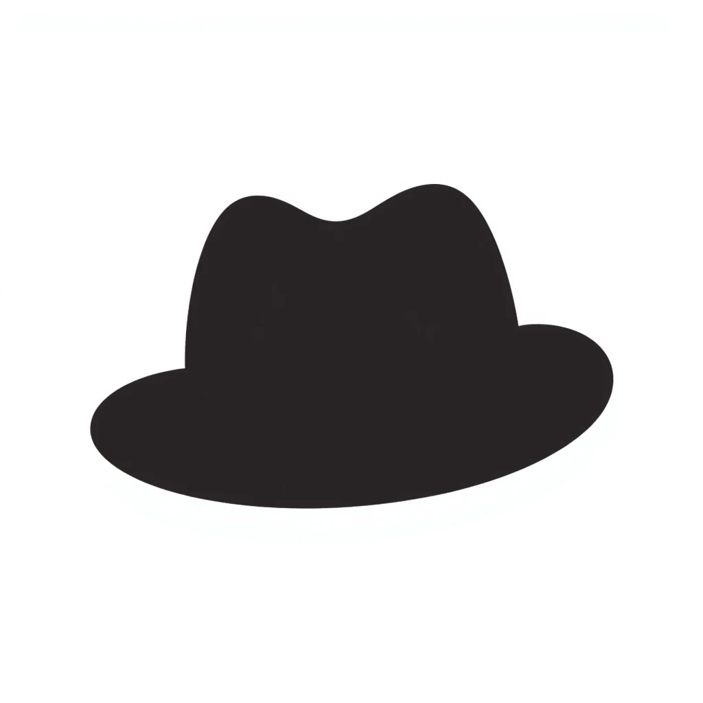 hand-drawn hat emoji