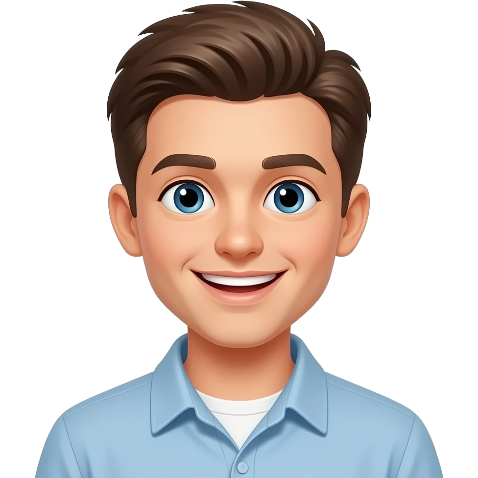 pretty boy happy emoji