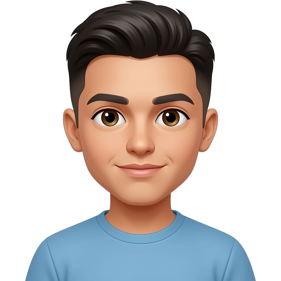 hispanic, 15 yrs, edgar haircut. emoji