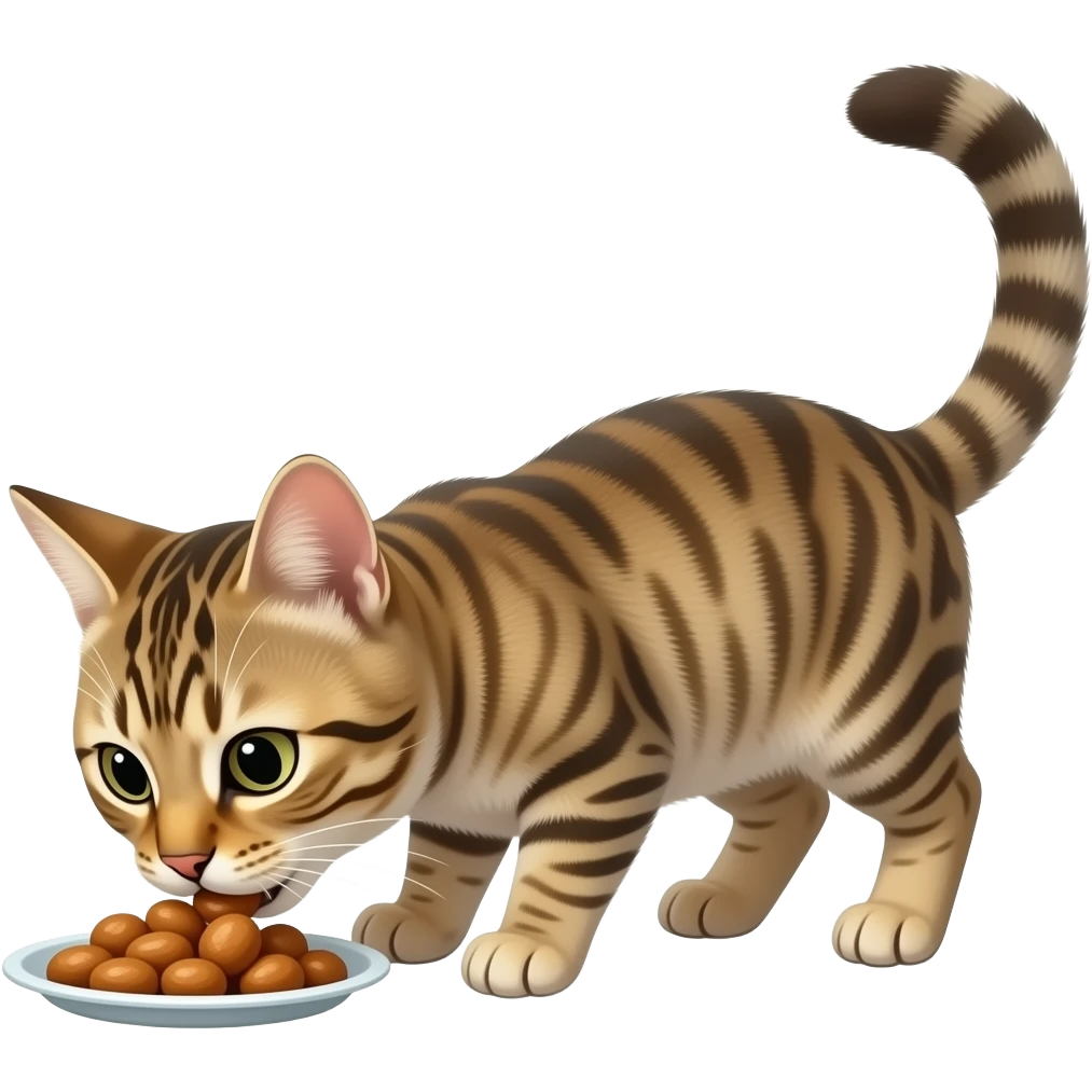 Emoji de chat qui mange emoji