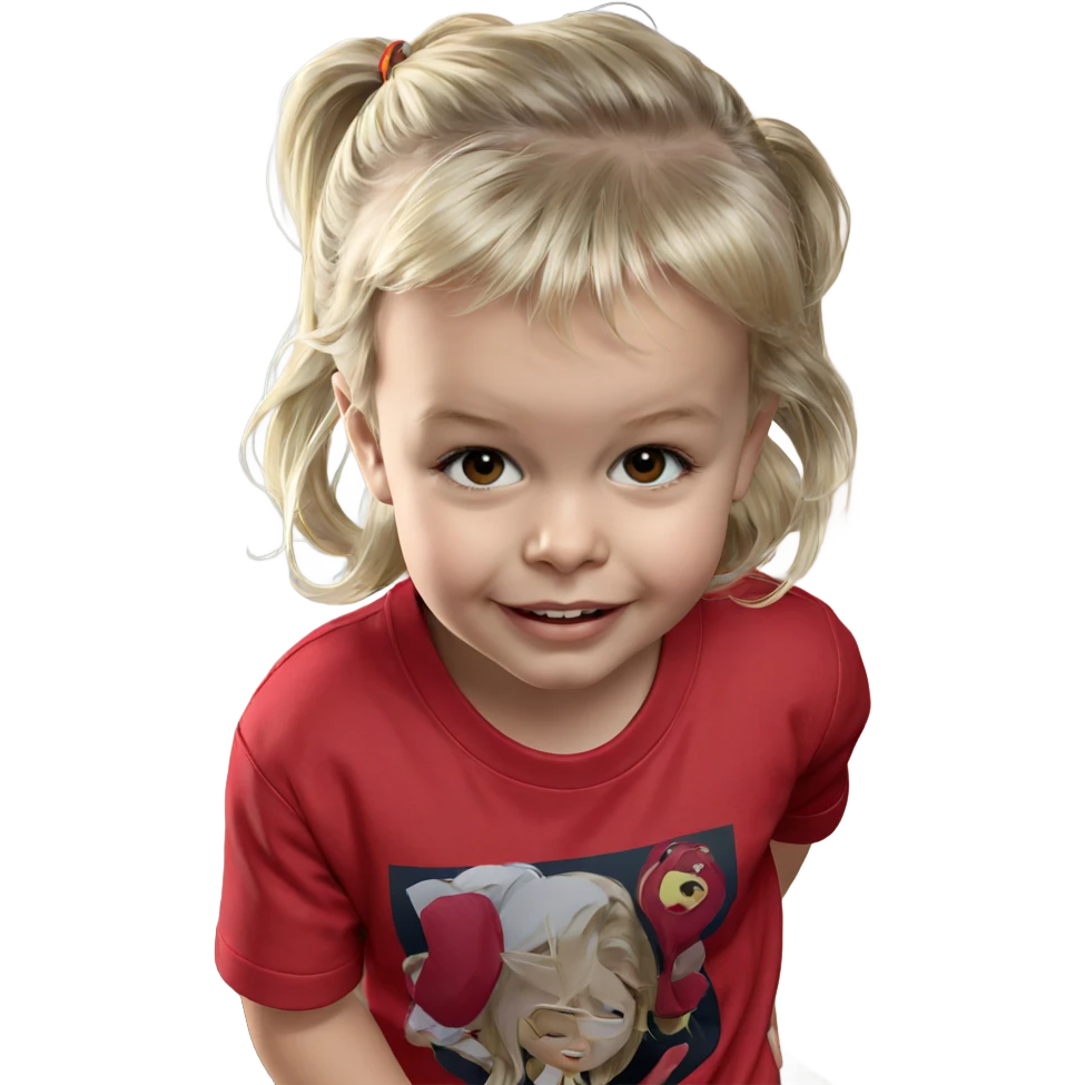 blonde girl in casual shirt emoji