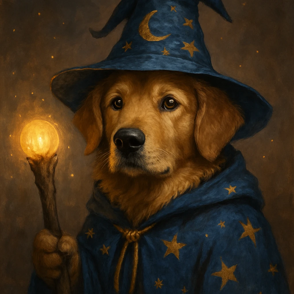 wizard dog emoji