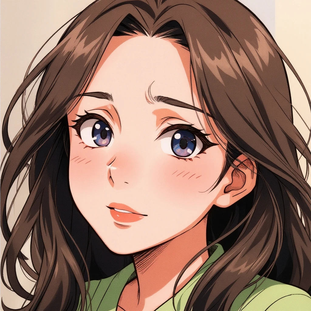 recreat this imagem at manga version colored emoji