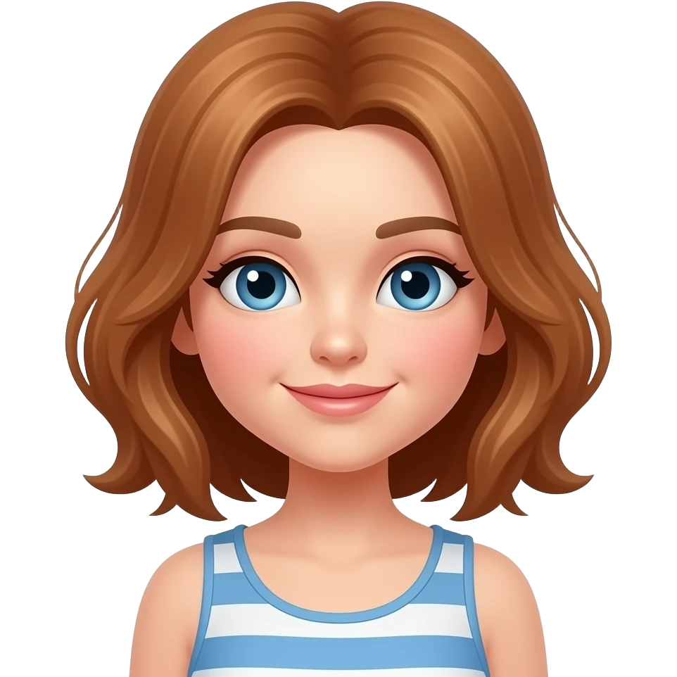 Tu peux me faire une emoji pour l été qui fait clean girl emoji