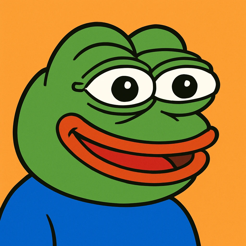Pepe the Frog smiling emoji
