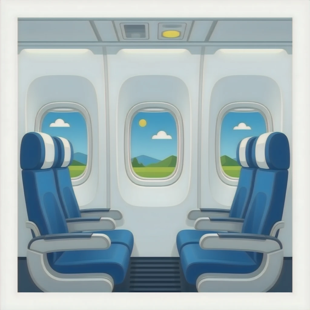 airplane interior emoji