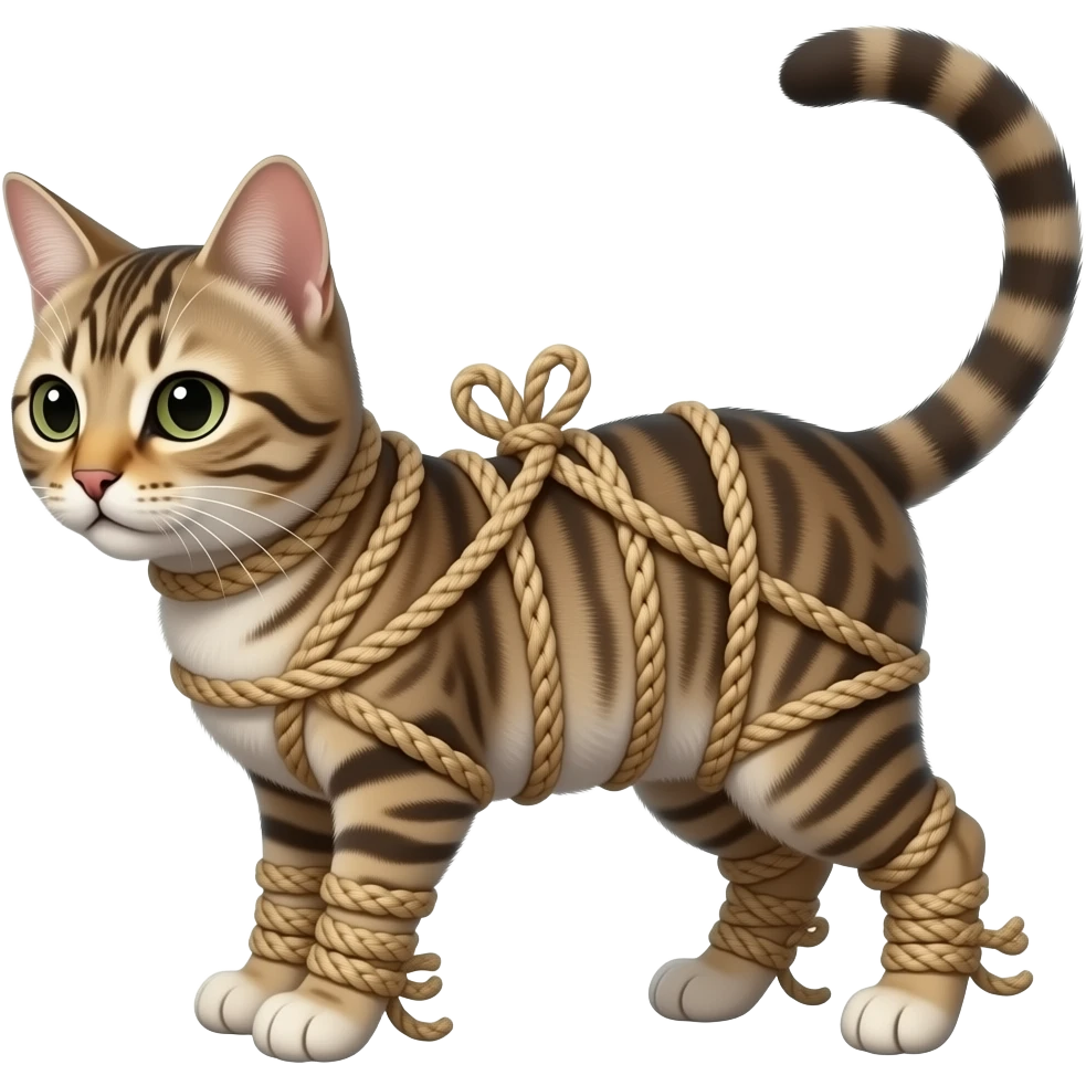 shibari cat emoji