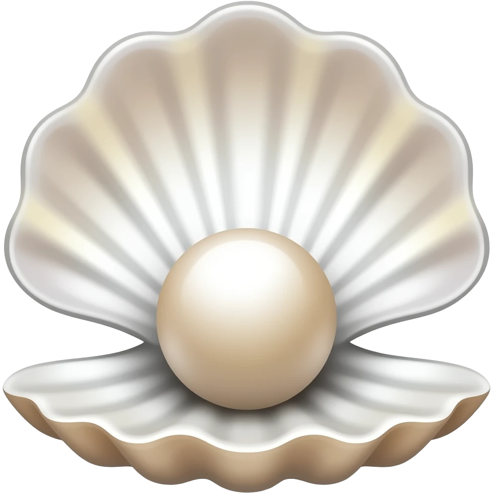 Pearl shell emoji