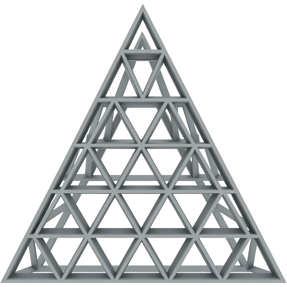 Sierpinski triangle emoji