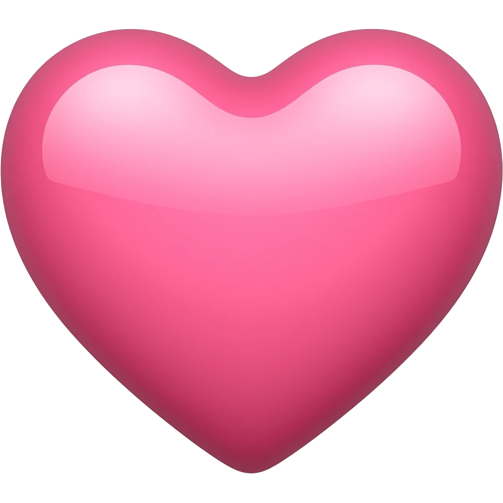 Pink heart emoji
