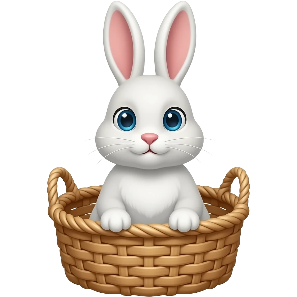 Bunny in basket emoji