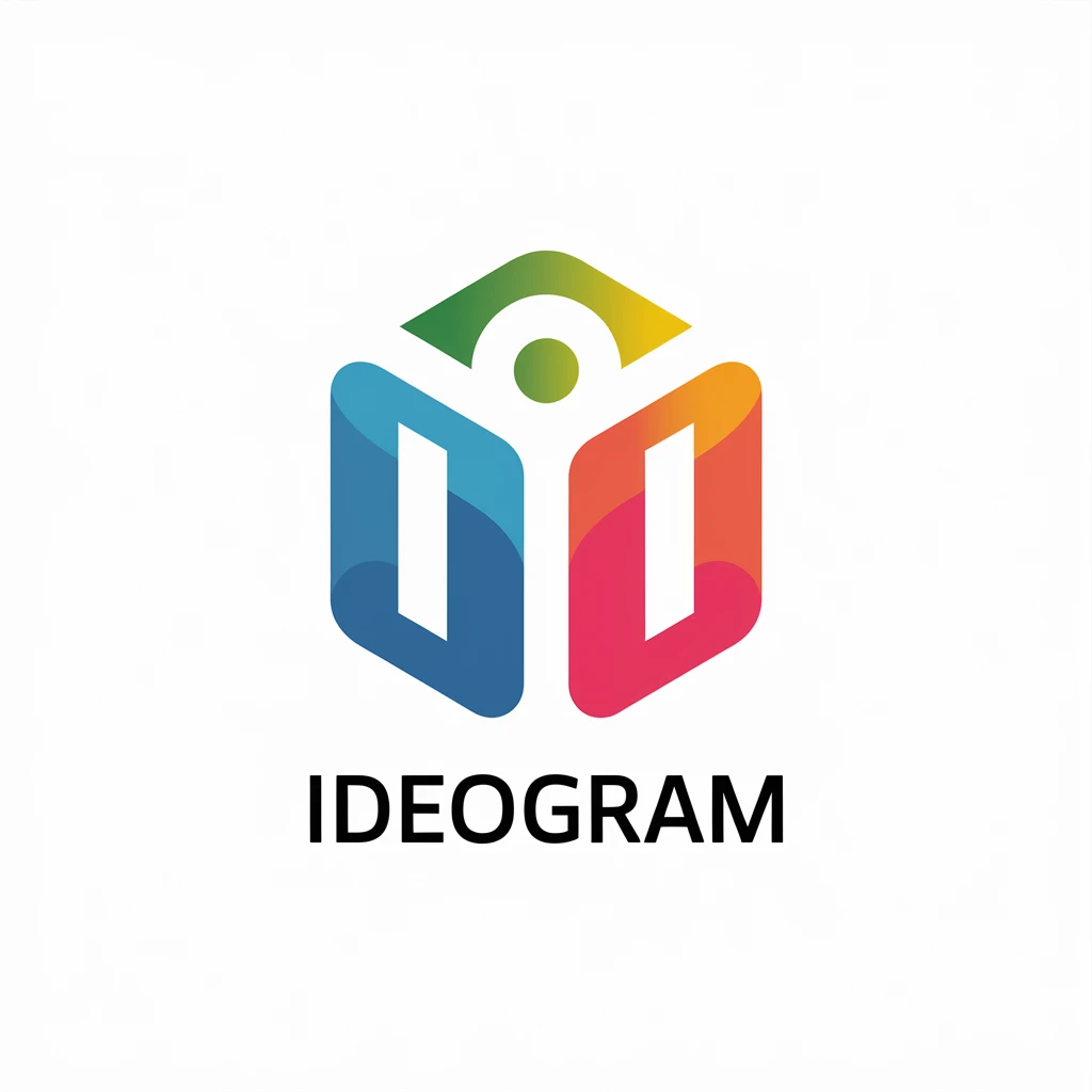 make a colorful logo of "Ideogram" emoji
