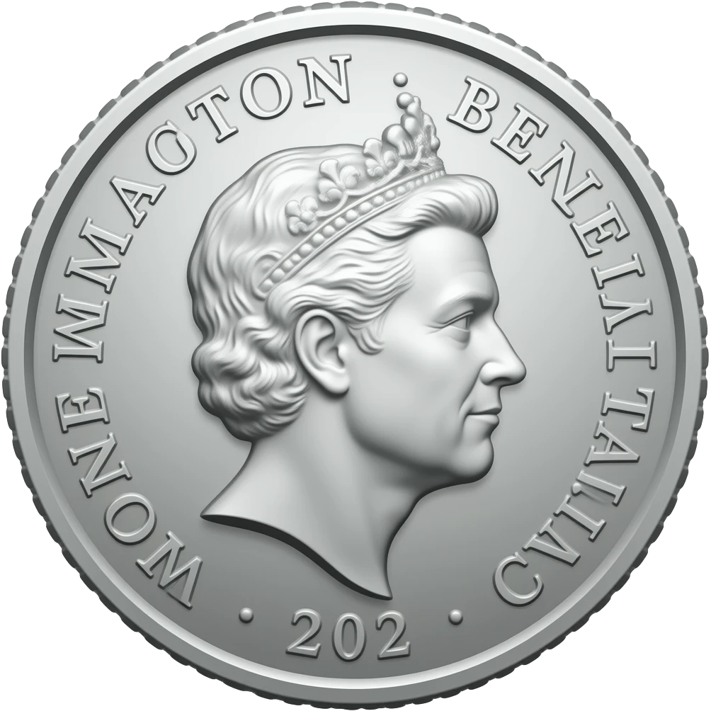 Silver sovereign emoji