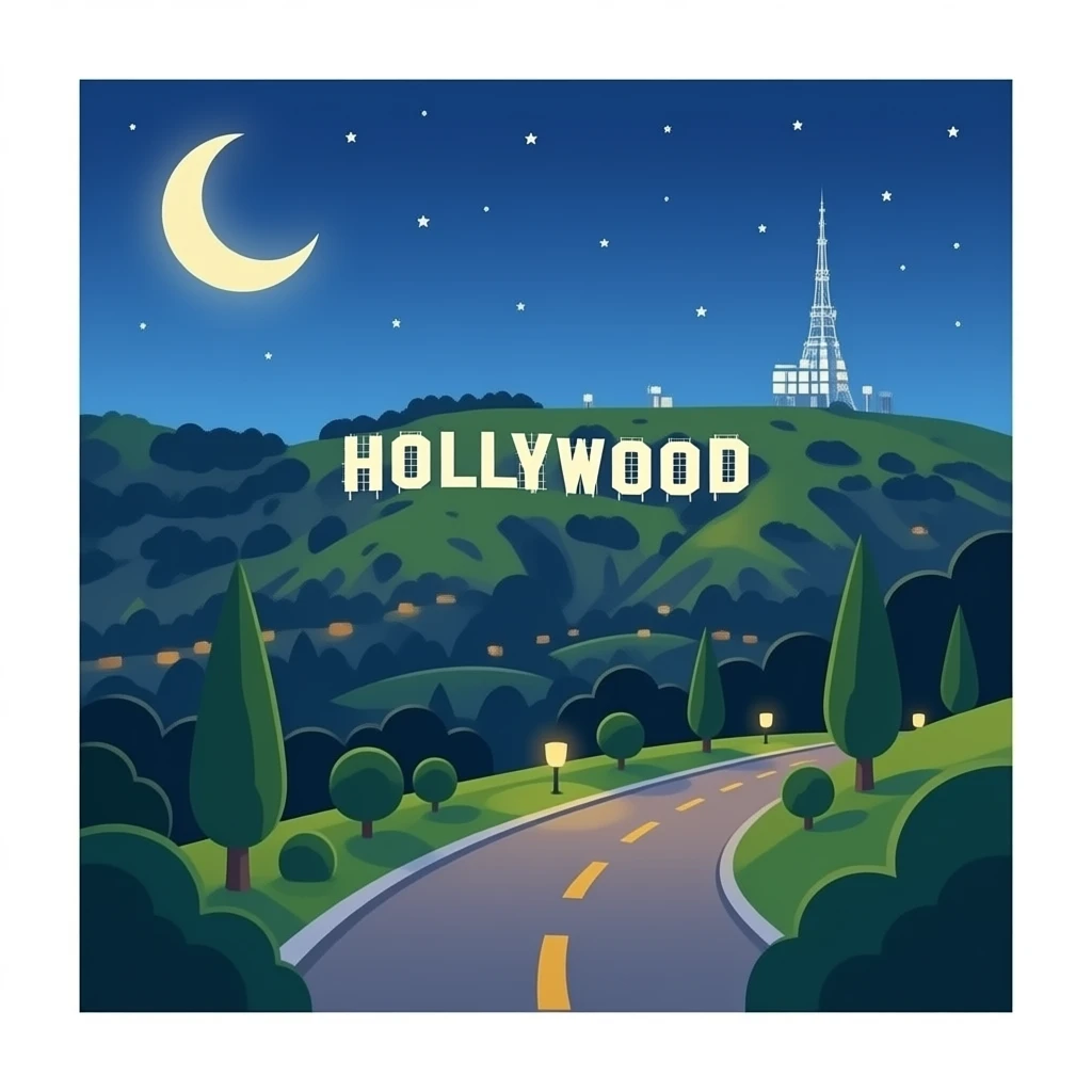 party in the hollywood hills emoji