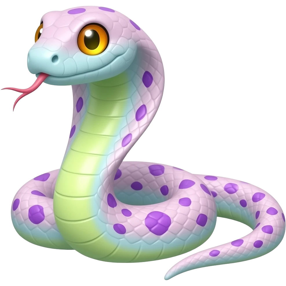 Gary, a cobra, tem olhos no topo das antenas e o corpo em um tom azul claro opaco, enquanto a parte inferior é verde-amarelada clara. Seus olhos também são verde-amarelados claros, com pupilas alaranjadas. A carapaça é rosa claro com manchas roxas opacas. Para colorir emoji