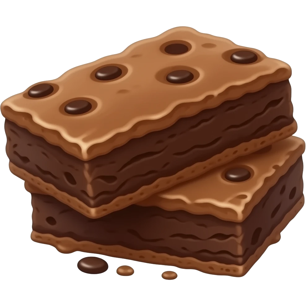 Cake brownies while! emoji