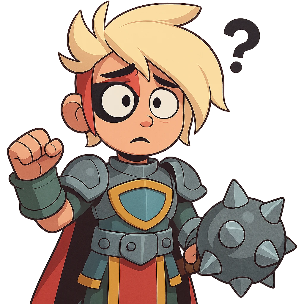 Keep everything exactly the same as the original. Give the character a confused expression. Maintain the original style and details. emoji
