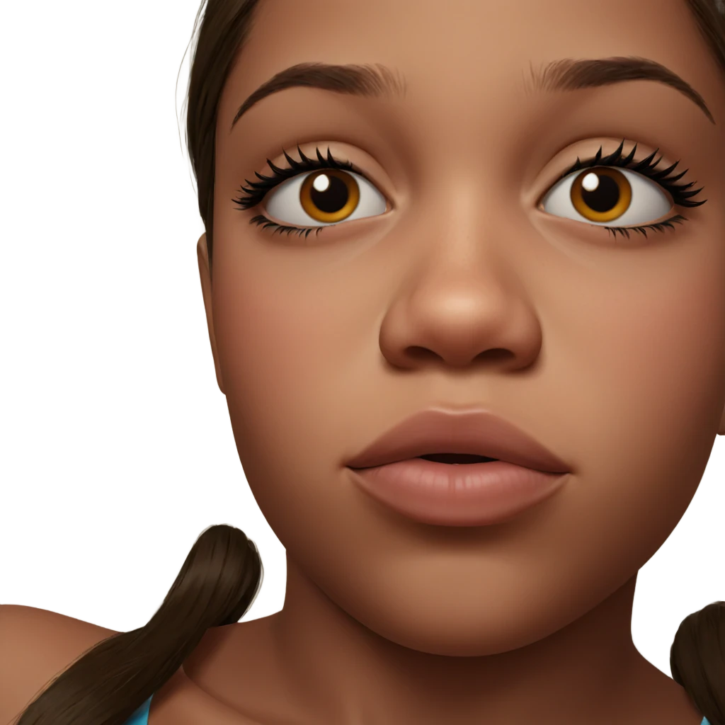 realistic portrait of a girl emoji