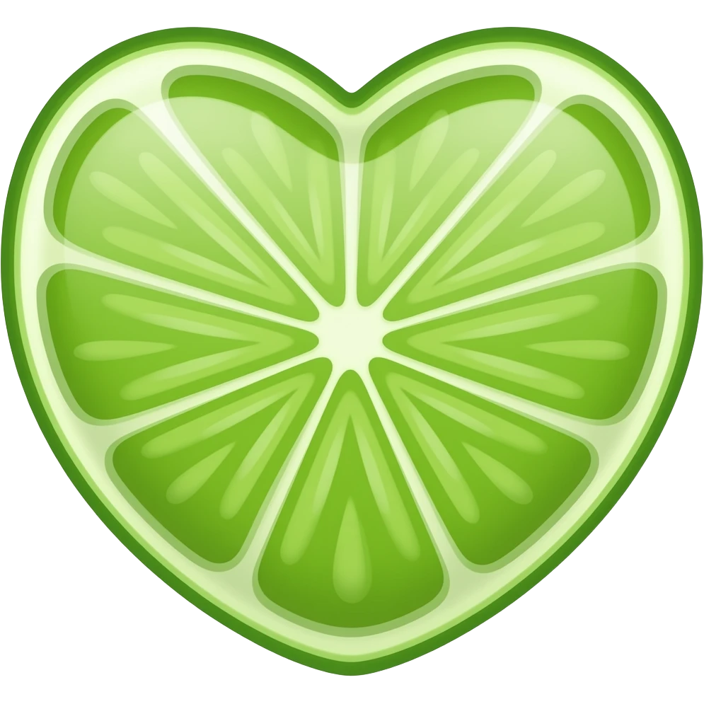 generate the Lime heart emoji emoji