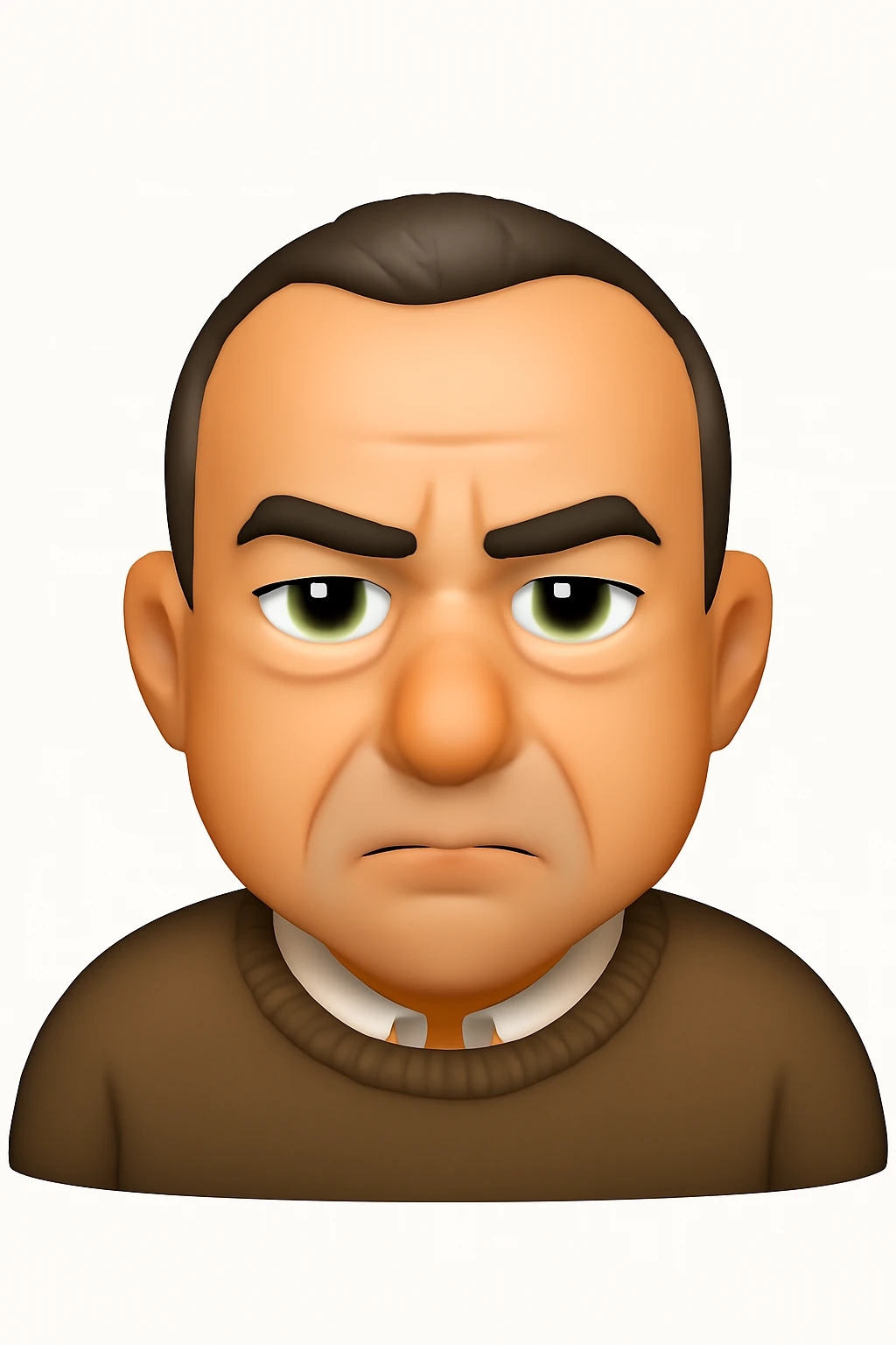 A 3D Apple-style emoji version of the uploaded image, preserving its colors, shapes, textures, and overall design, simplified into emoji form while keeping key details recognizable. Smooth glossy finish, soft shadows, high-quality render, minimal background emoji