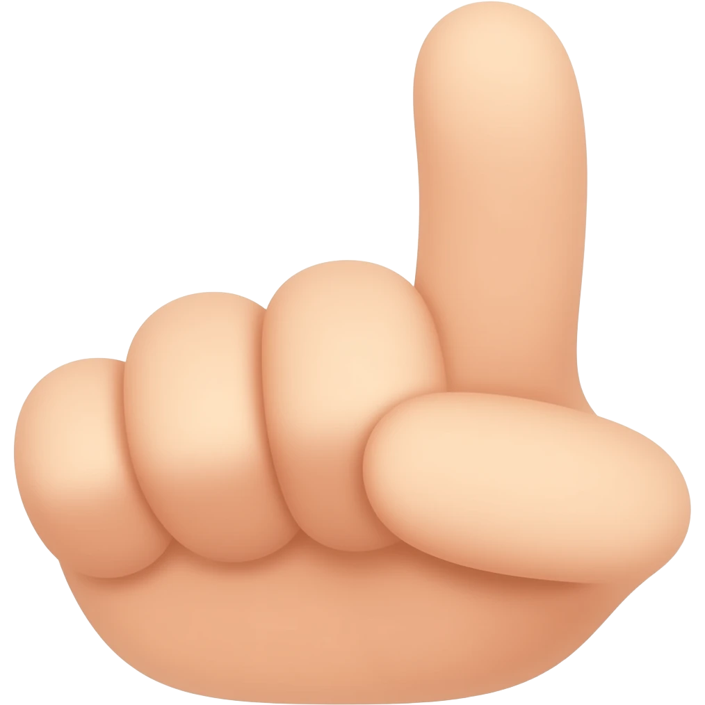 finger emoji of "little" emoji