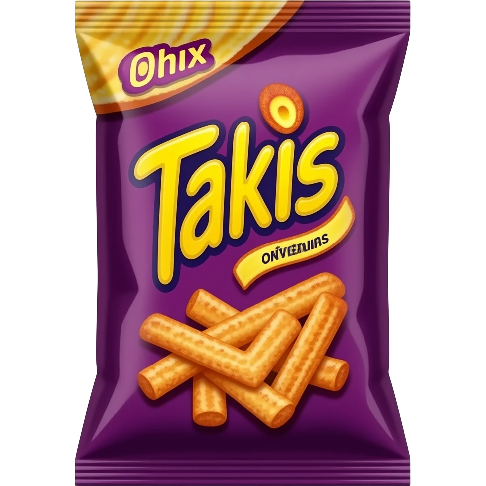 una bolsa de takis emoji