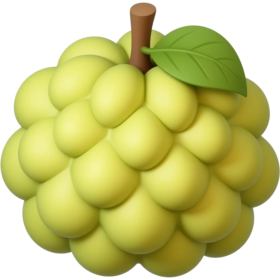 custard apple emoji