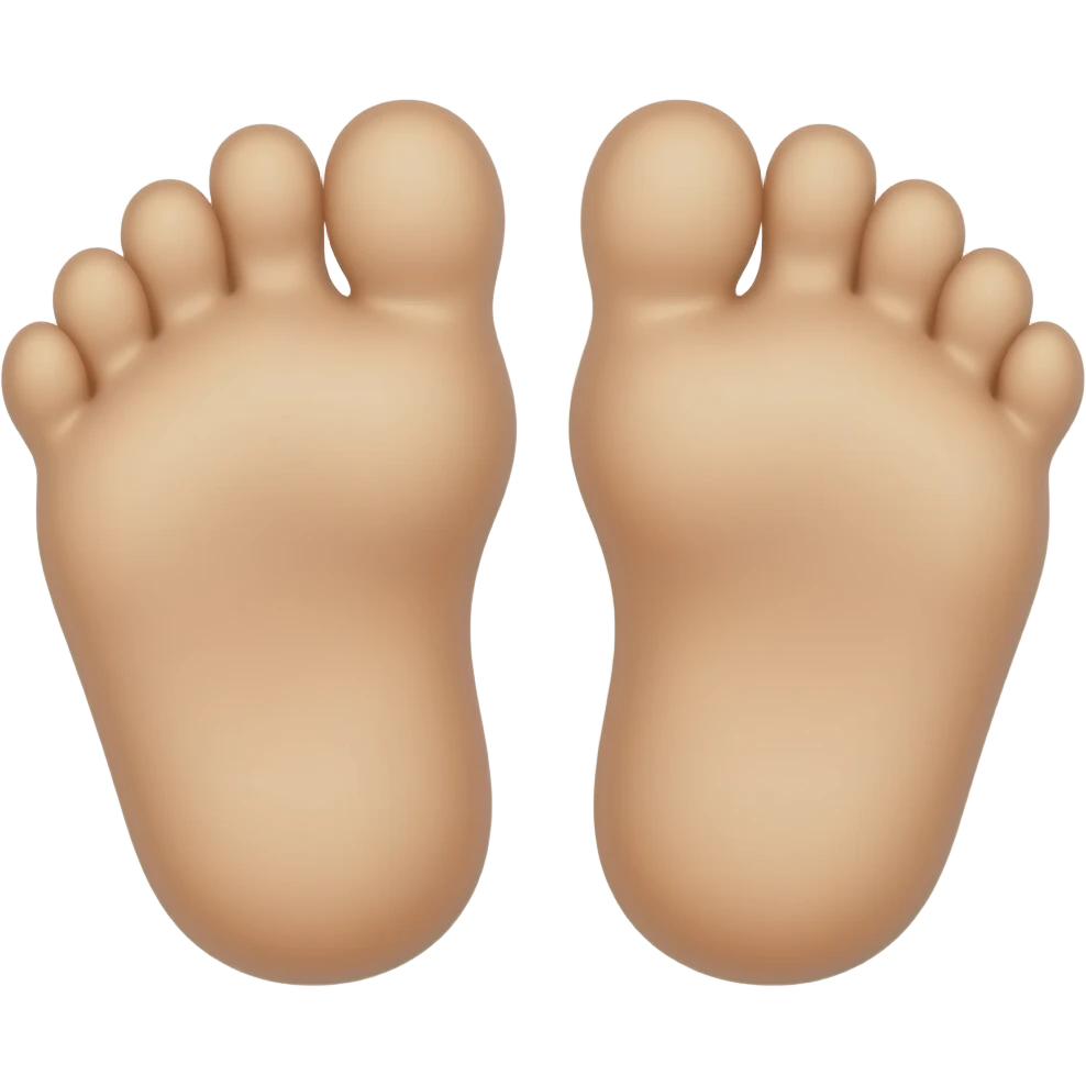 Cutest feet emoji