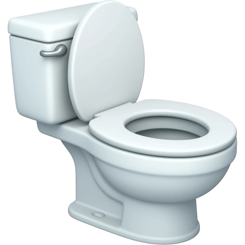 a toilet cartoon version emoji