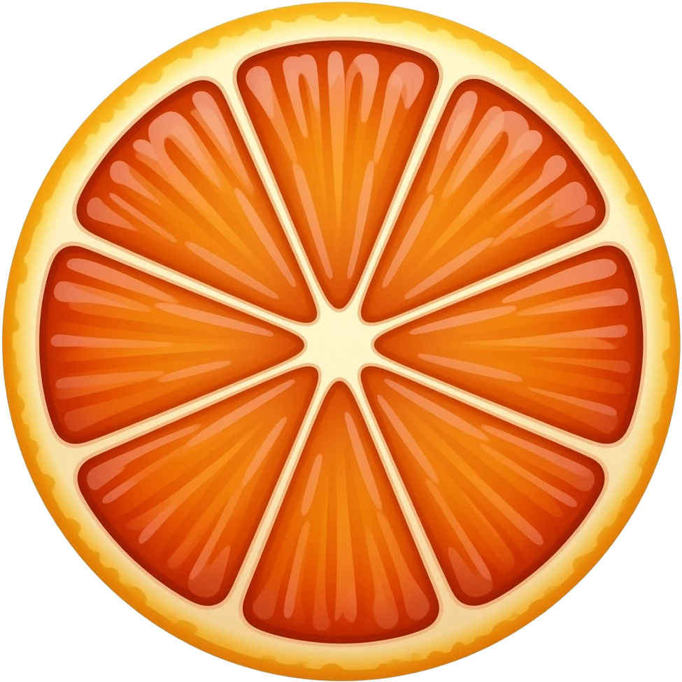 Blood orange emoji