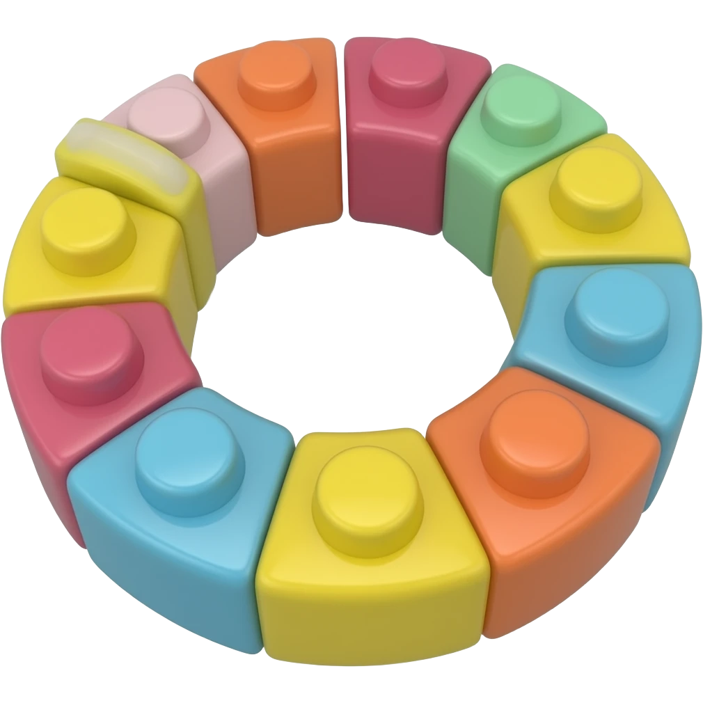 juego de bloques para bebes emoji