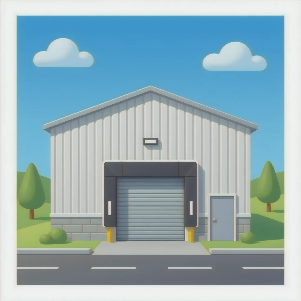 STORAGE FACILITY WITH IDENTIFCATION LINE SIDE emoji